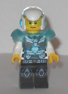 LEGO Minifigure-Agent Max Burns - Helmet and Armor, White Arms-Ultra Agents-UAGT031-Creative Brick Builders